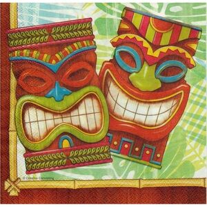 Tropical Tiki Time Party Luncheon Napkins, 16 ct (327315)